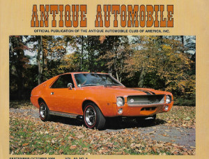 ANTIQUE AUTOMOBILE 1995 SEPT - '69 AMX, '28 AUBURN, HERSHEY CREAMERY TRUCK